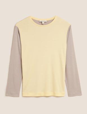 

Womens Autograph Colour Block Long Sleeve Top - Yellow Mix, Yellow Mix