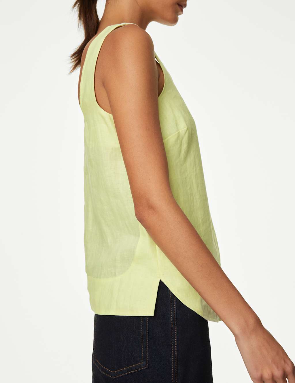 Pure Irish Linen Sleeveless Cami Top image 2