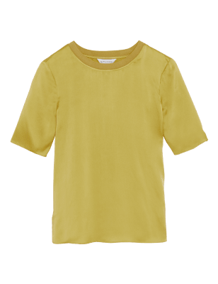 

Womens Autograph Pure Silk Short Sleeve Top - Citrus, Citrus