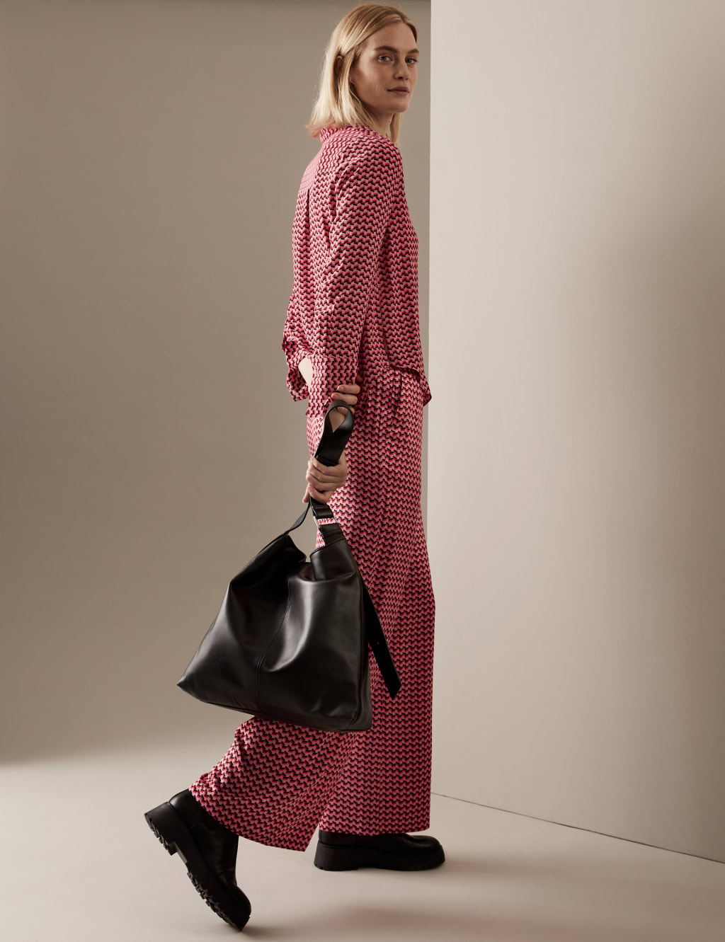 Pure Silk Printed Long Sleeve Shirt image 3