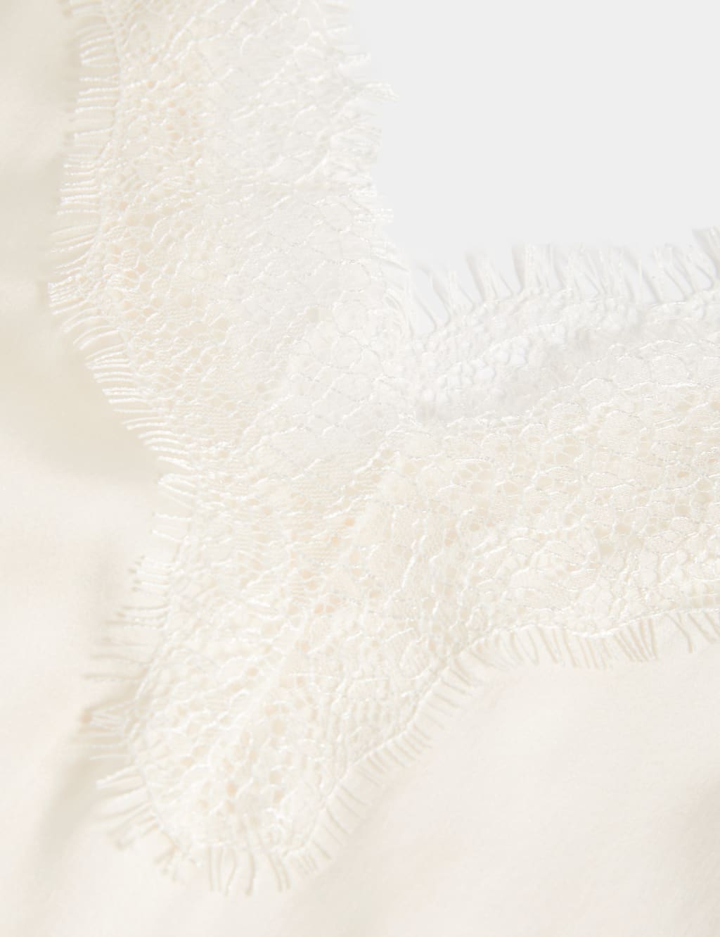 Pure Silk V-Neck Lace Detail Vest Top image 6