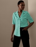 Printed Boxy Top