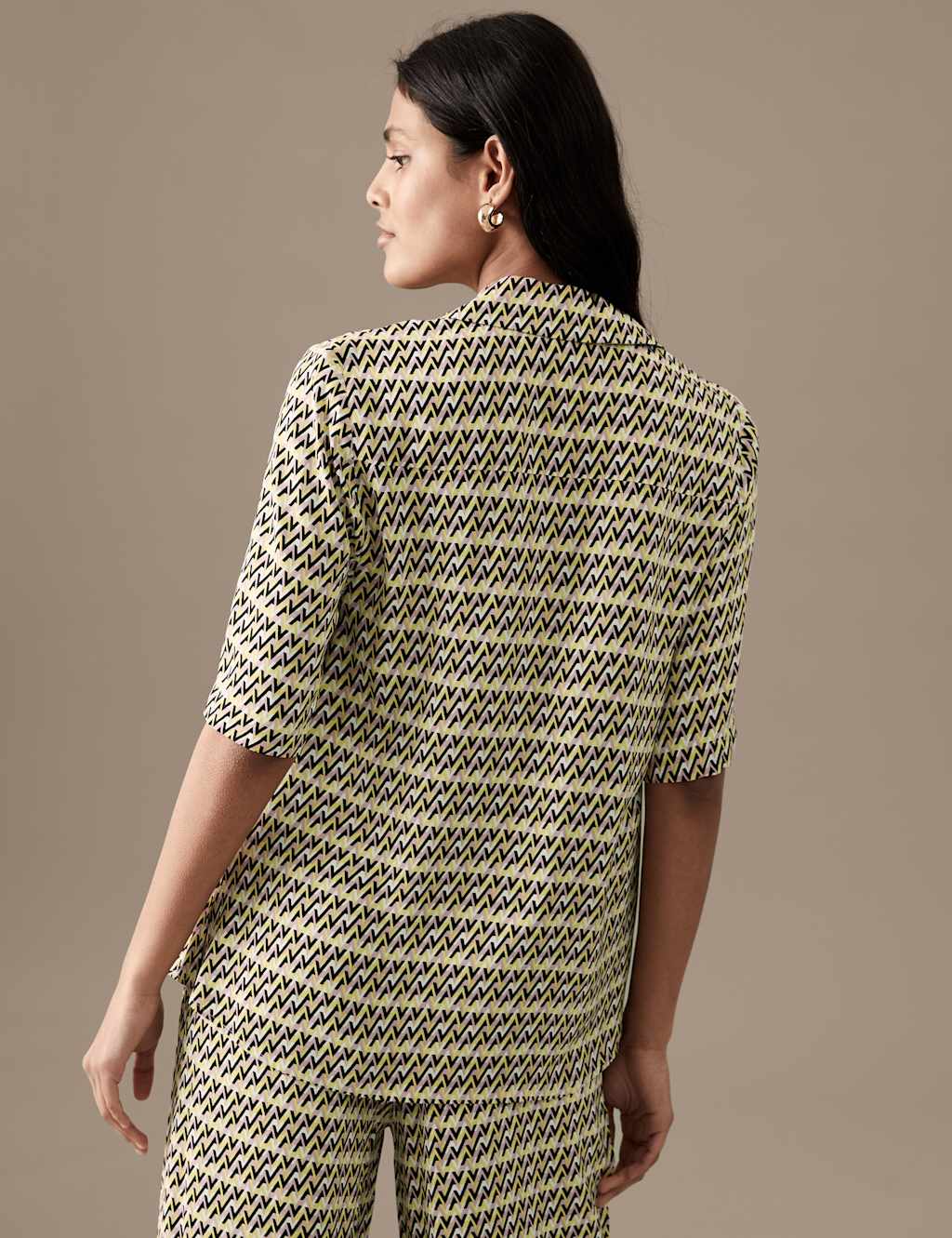 Printed Boxy Top image 4