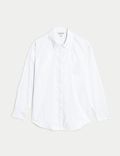 Košile volného střihu s&nbsp;límečkem, z&nbsp;čisté bavlny