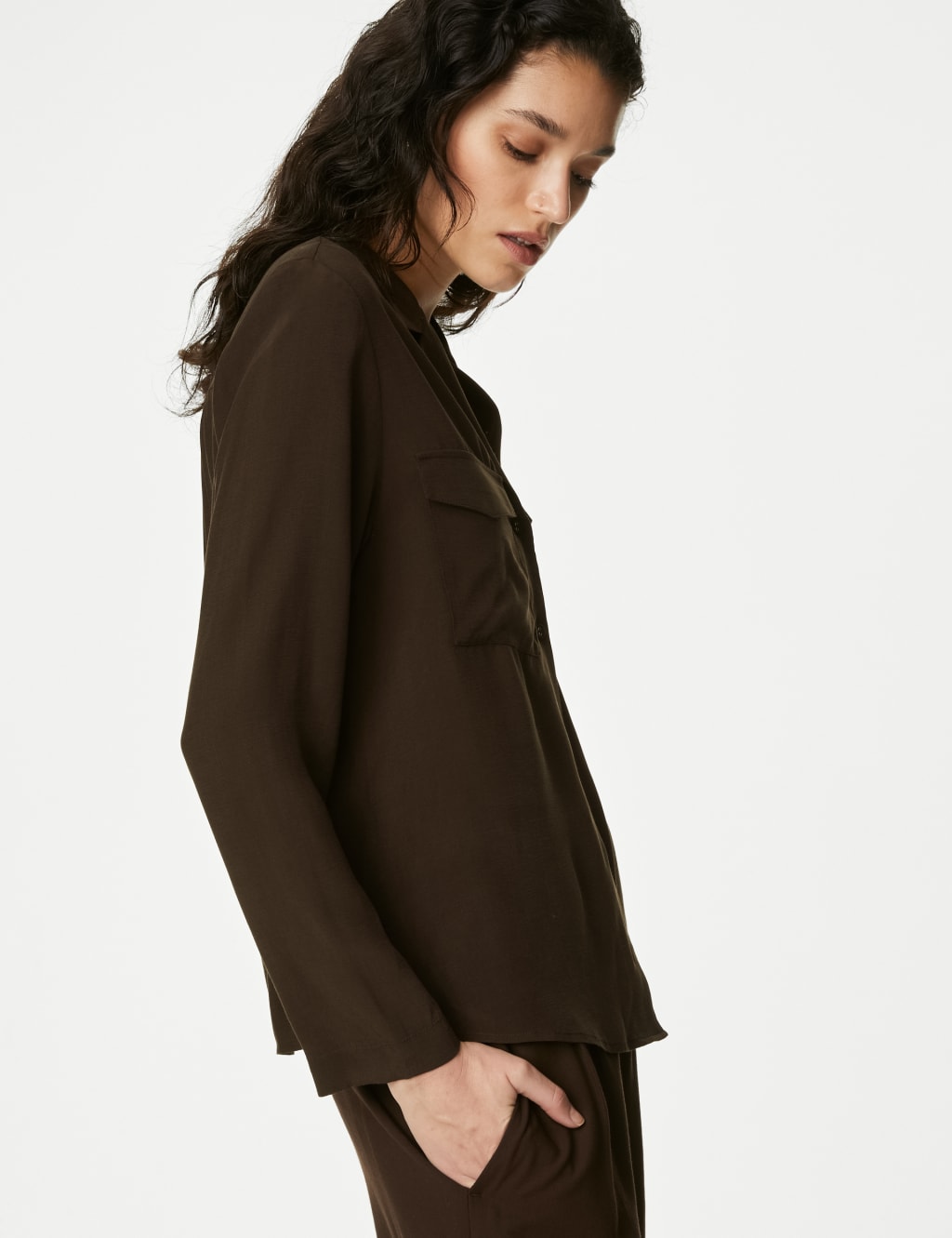 Cupro Rich Collared Shirt image 4