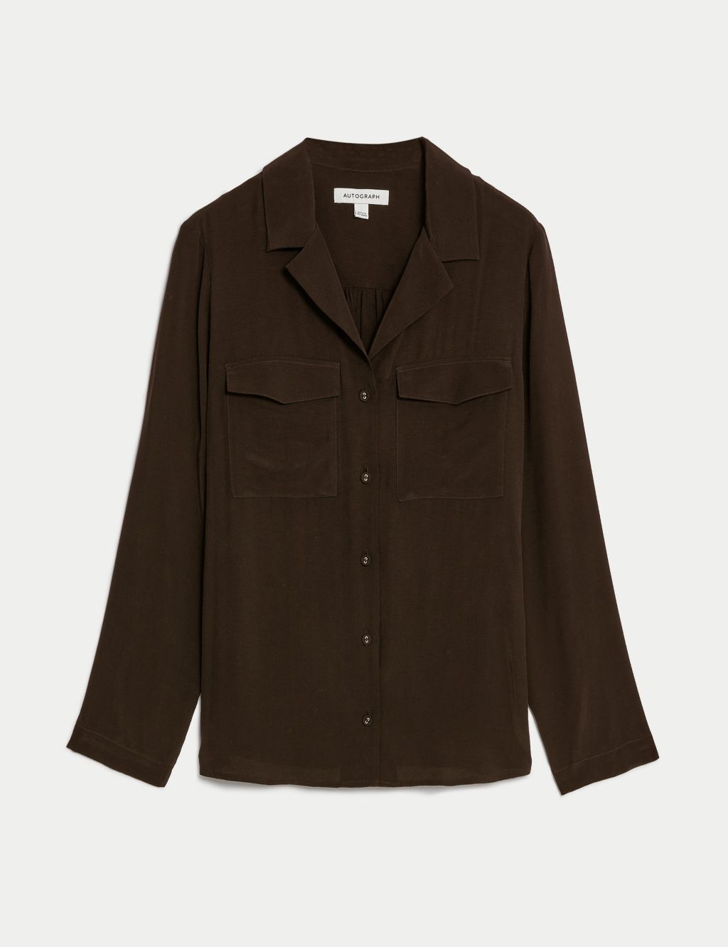 Cupro Rich Collared Shirt image 1