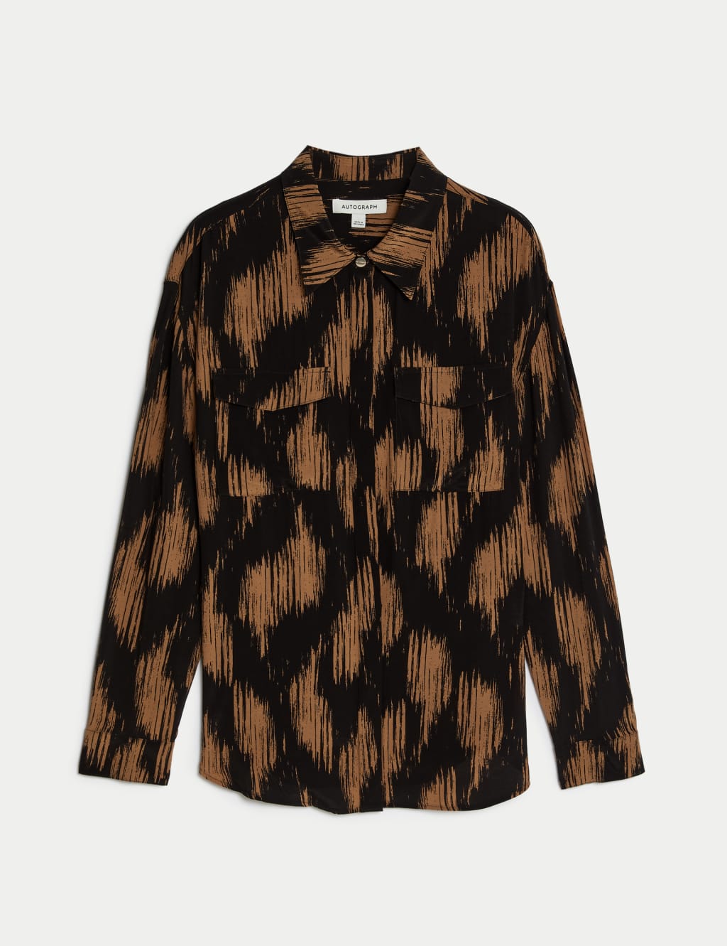 Printed Collared Utility Shirt image 2