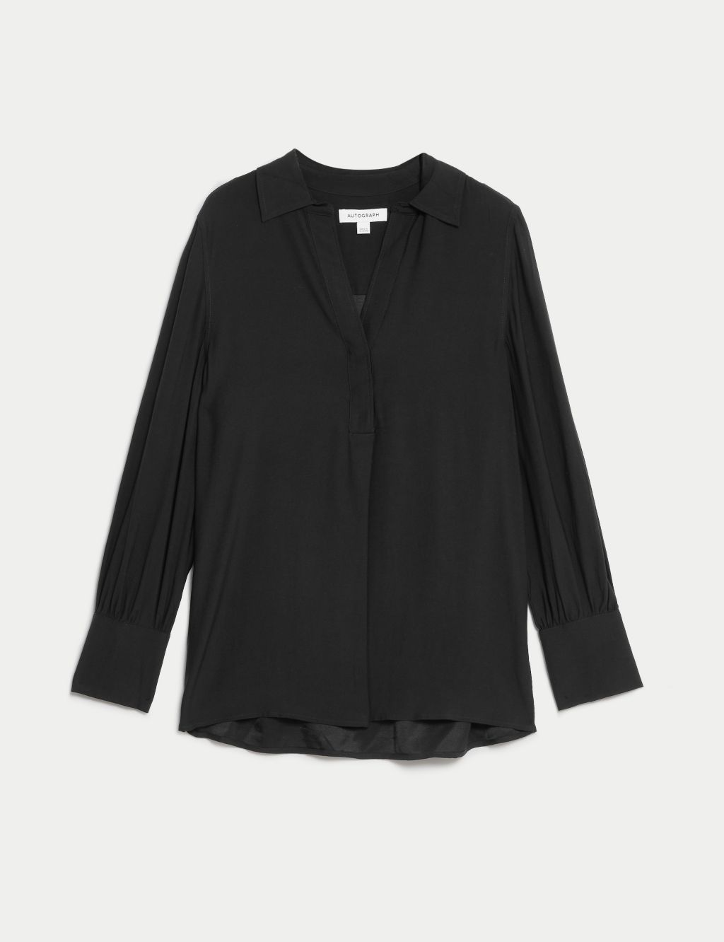 Collared Relaxed Popover Blouse image 2