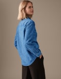 Pure Tencel™ Denim Collared Shirt