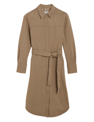 

Womens Autograph Belted Midi Shirt Dress - Spice, Spice