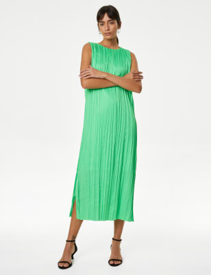 

Womens Autograph Schmales Midaxi-Plisseekleid - Mint, Mint