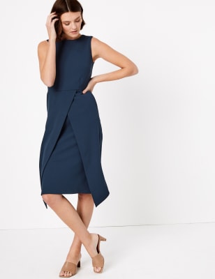 smart navy dress