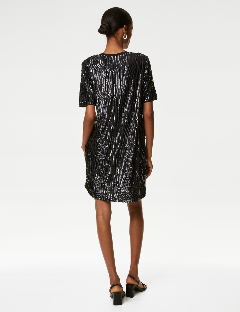 Women s T Shirt Dresses for Parties M S