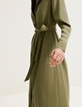 Pure Tencel™ Belted Midi Shirt Dress