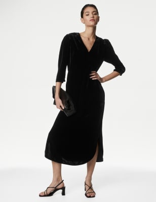 Marks and store spencer silk dress