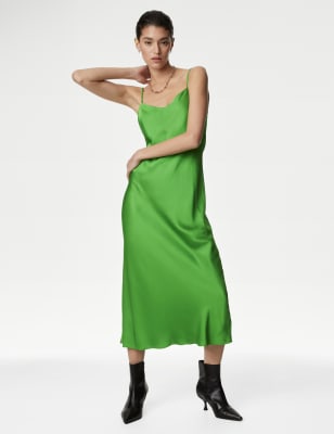 Lime 2024 slip dress