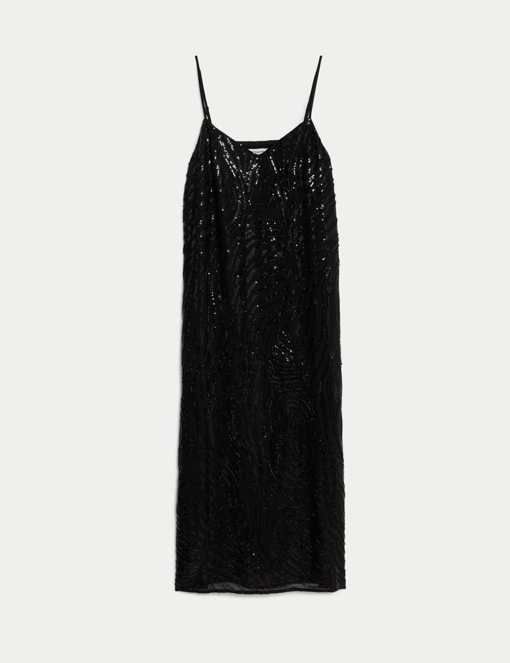 Sequin V-Neck Midaxi Slip Dress image 2