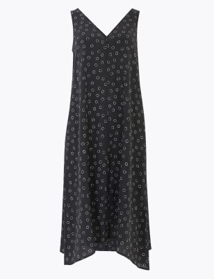 marks and spencer silk dress