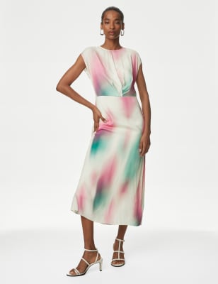 

Womens Autograph Cupro Rich Ombre Twist Detail Dress - Multi, Multi