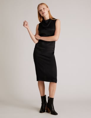 marks spencer black dress