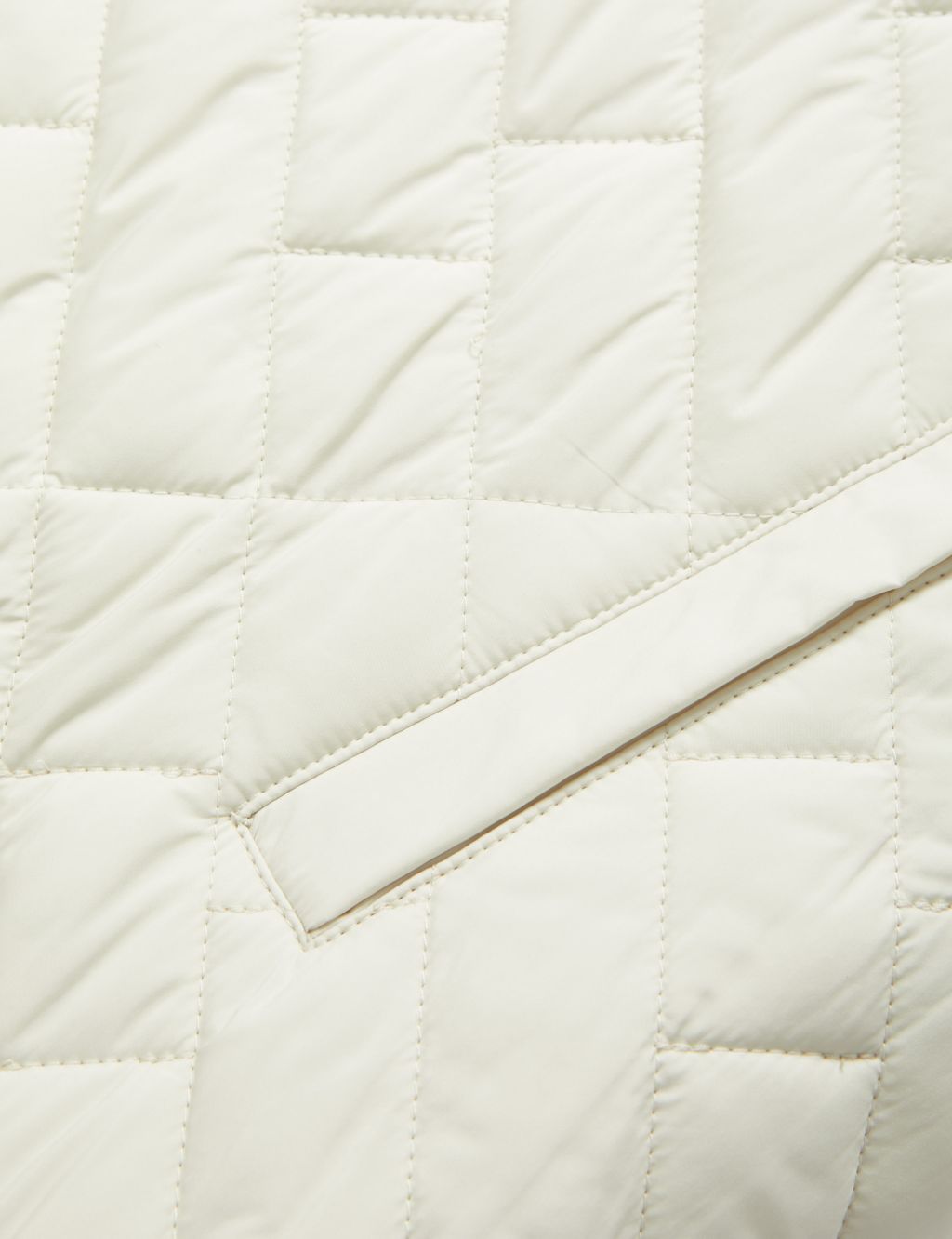 Quilted High Neck Bomber Jacket image 5