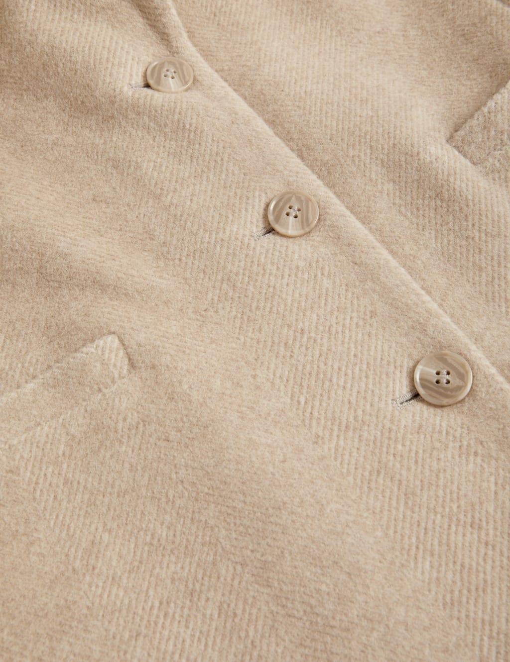 Wool Blend Herringbone Tailored Coat image 7