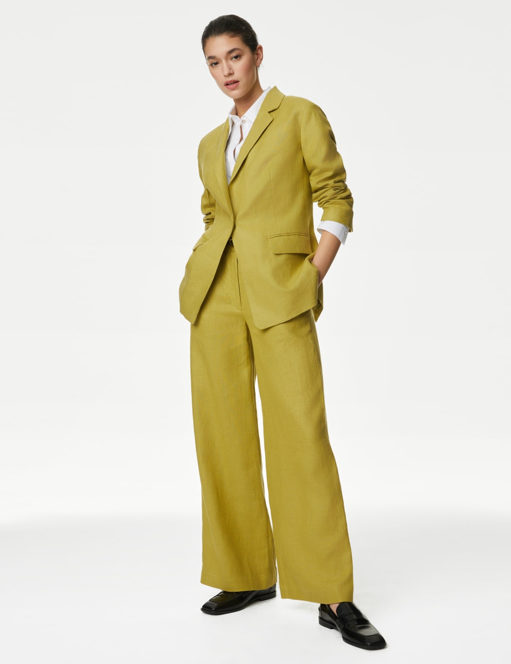 Marks and spencer ladies linen jackets sales
