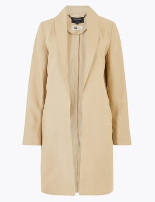 Openvallende jas van zuiver Iers linnen