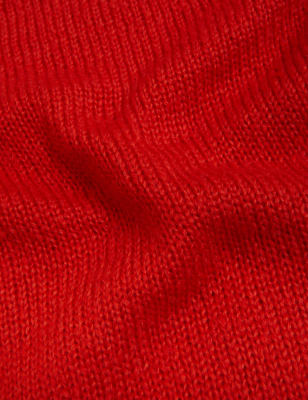 

Womens Autograph Pullover mit V-Ausschnitt aus Mohairmischung mit Wollanteil - Bright Orange, Bright Orange