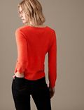 Notch Neck Jumper with Wool