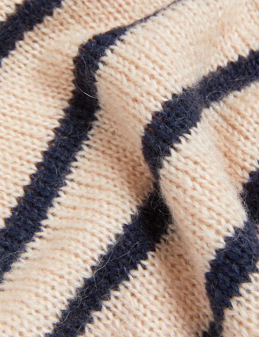Mohair Blend Striped Knitted Vest with Wool image 5