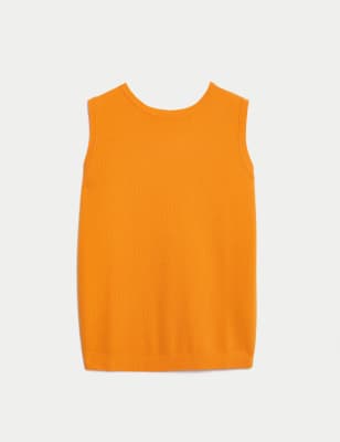 Round Neck Knitted Vest