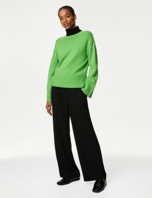 

Womens Autograph Merino Wool Rich Jumper with Cashmere - Bright Green, Bright Green