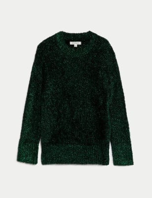Sparkly Crew Neck Jumper