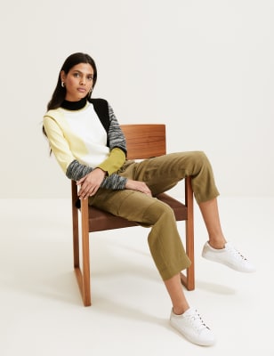 

Womens Autograph Colour Block Funnel Neck Jumper - Multi, Multi