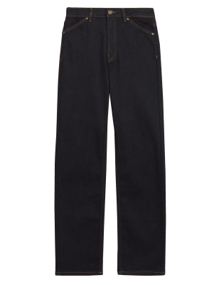 

Womens Autograph High Waisted Straight Leg Jeans - Dark Indigo, Dark Indigo