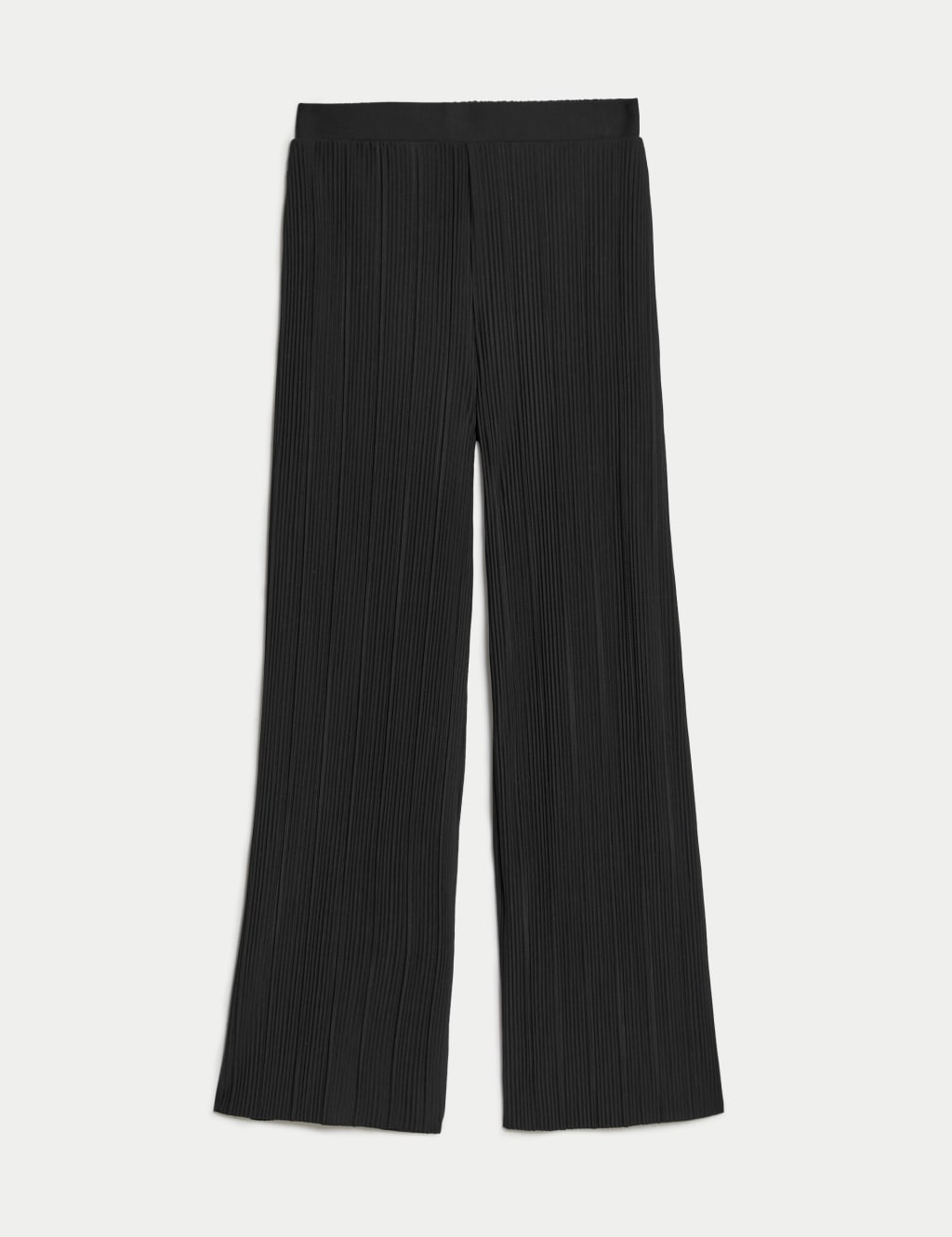 Jersey Plisse Wide Leg Trousers image 2