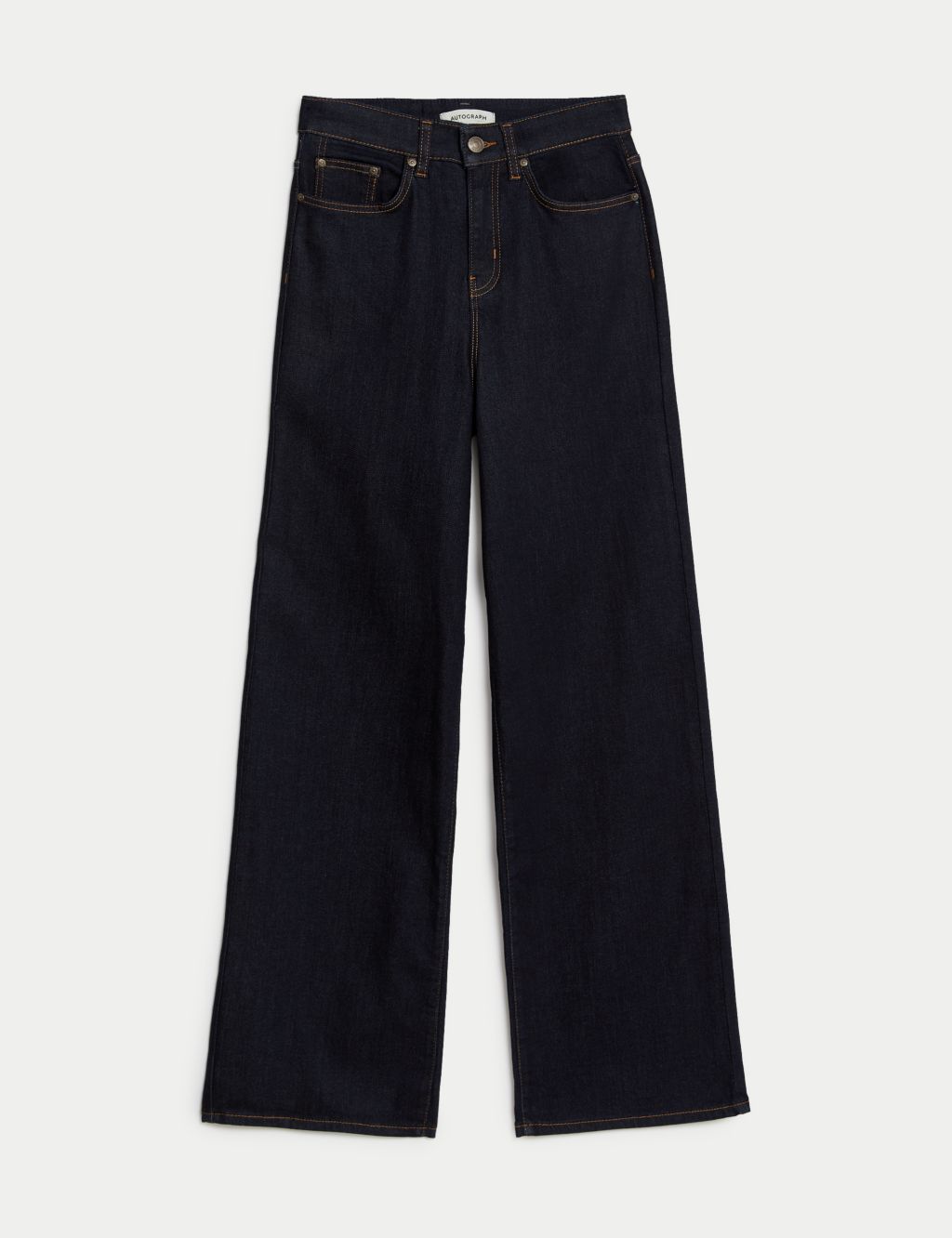 Lyocell™ Blend High Waisted Wide Leg Jeans image 2