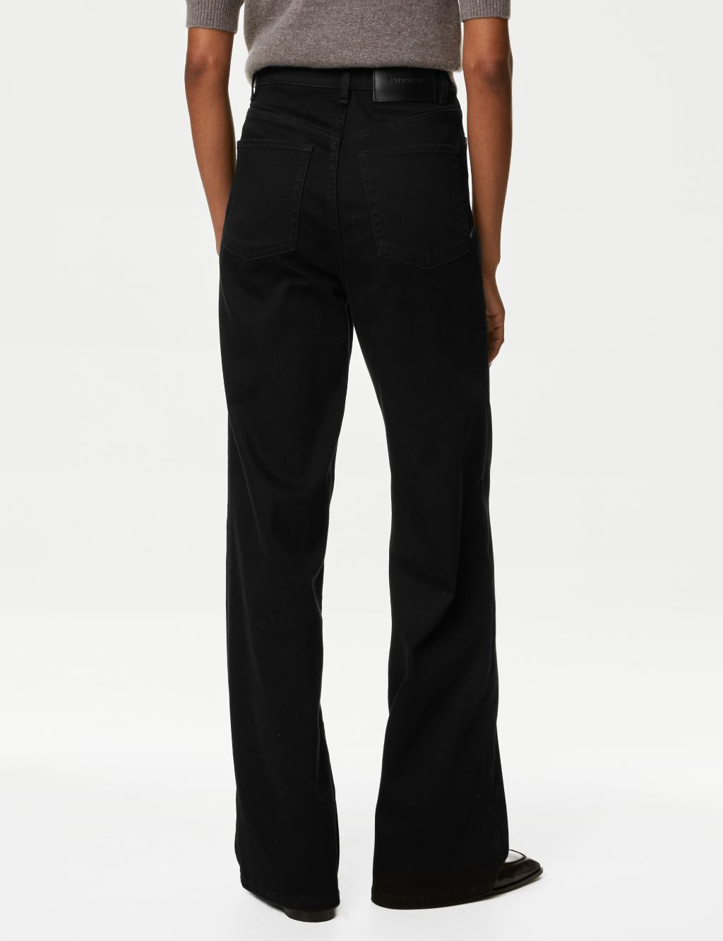 Lyocell™ Blend High Waisted Wide Leg Jeans image 5