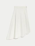 Cotton Rich Maxi Asymmetric Skirt | M&S VN