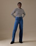 Luxury High Waisted Wide Leg Jeans