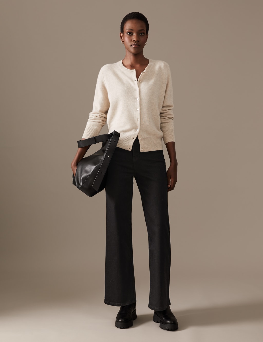 Luxury High Waisted Wide Leg Jeans image 1