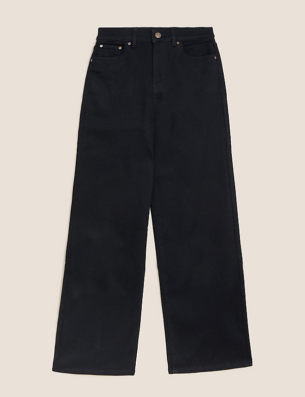 Luxury High Waisted Wide Leg Jeans - AT