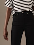 Luxury Straight Leg Ankle Grazer Jeans