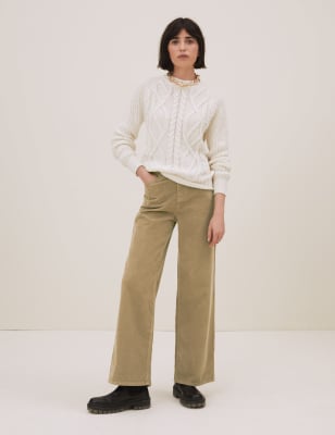 

Womens Autograph Corduroy Wide Leg Trousers - Spice, Spice