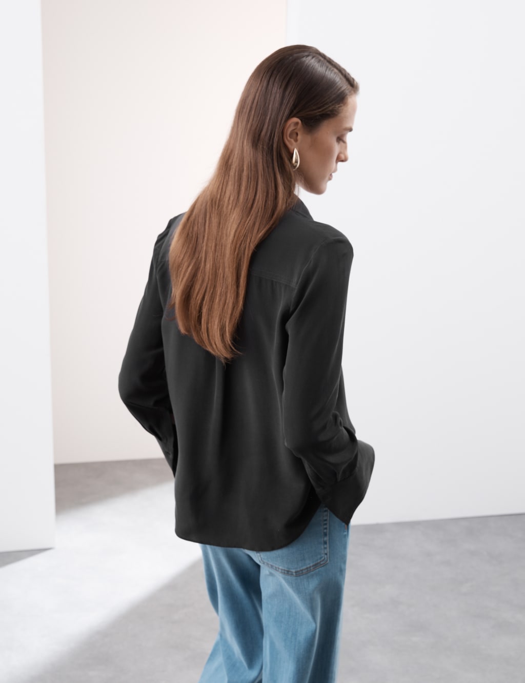 Pure Silk Long Sleeve Shirt image 2