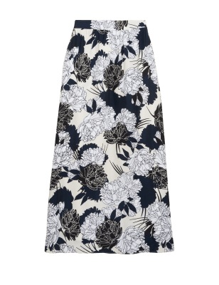 

Autograph Falda maxi floral estilo combinación de cuproWomens - Black Mix, Black Mix