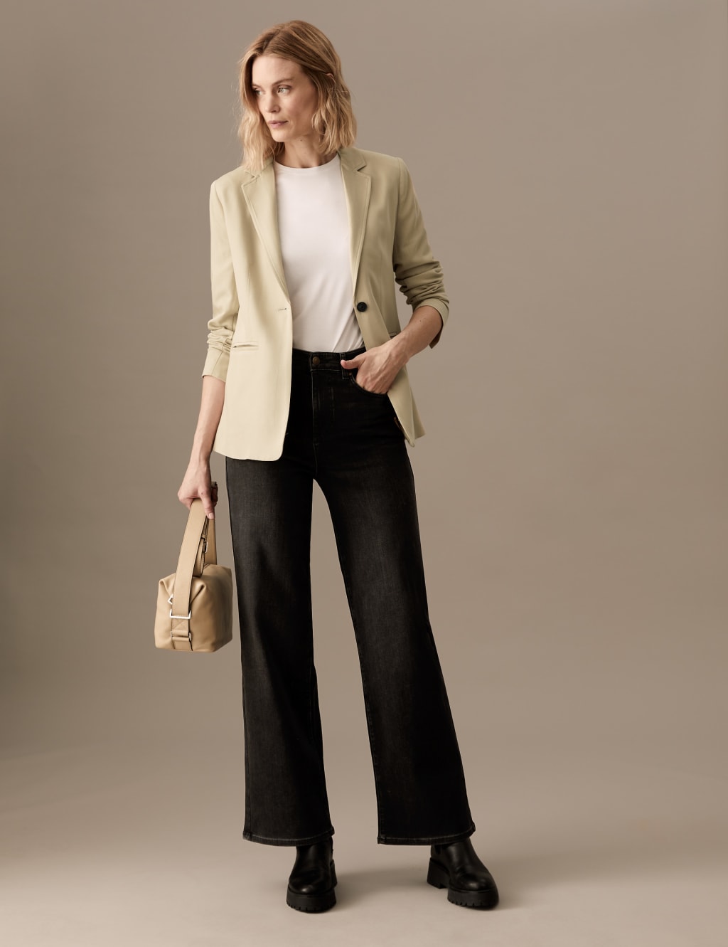 Single Breasted Blazer with Wool image 1