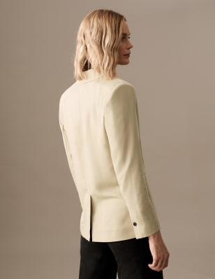 Pull à Capuche Femme Marks And Spencer – Beige, 100% Coton, Taille M