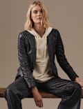 Leather Tailored Single Breasted Blazer